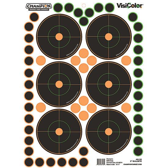 CHAMP 3BULLS EYE 5PK W/150 PASTORS - Hunting Accessories